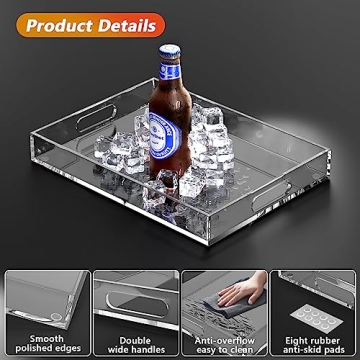 Clear Acrylic Serving Trays for Effortless Entertaining