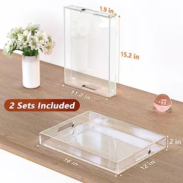 Clear Acrylic Serving Trays for Effortless Entertaining