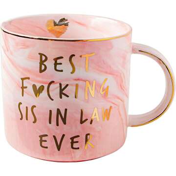 Best Sister in Law Mug Gift for Sister's Celebration