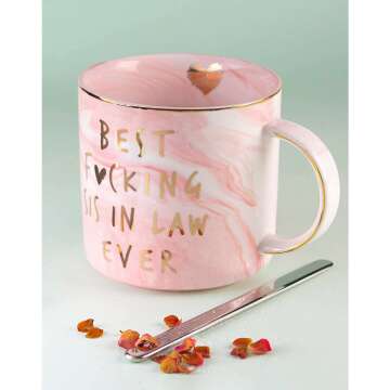 Best Sister in Law Mug Gift for Sister's Celebration