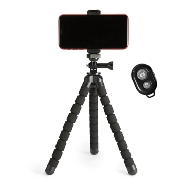 Flexible Tripod with Remote for Smartphones - 10-Inch