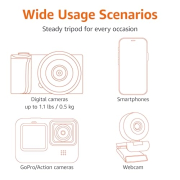 Flexible Tripod with Remote for Smartphones - 10-Inch