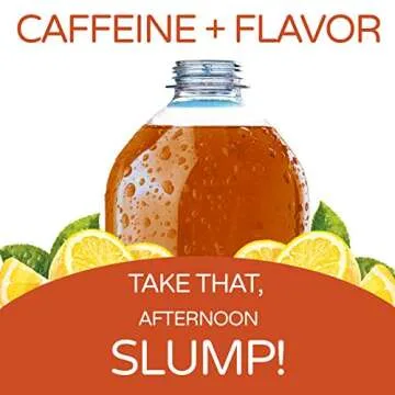 Crystal Light Lemon Iced Tea Naturally Flavored Powdered Drink Mix (60 Ct Multipack, 6 Boxes Of 10 Ct On-The-Go-Packets)