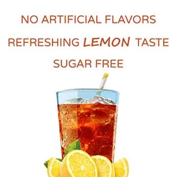 Crystal Light Lemon Iced Tea Naturally Flavored Powdered Drink Mix (60 Ct Multipack, 6 Boxes Of 10 Ct On-The-Go-Packets)