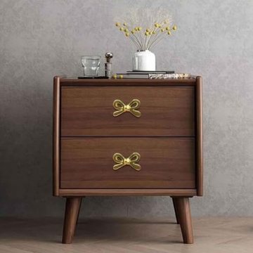 Perilla Home 6 Decorative Brass Bow Cabinet Knobs