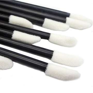 500Pcs/Set Disposable Lip Brushes Make Up Brush Lipstick Lip Gloss Wands Applicator Tool Makeup Beau...