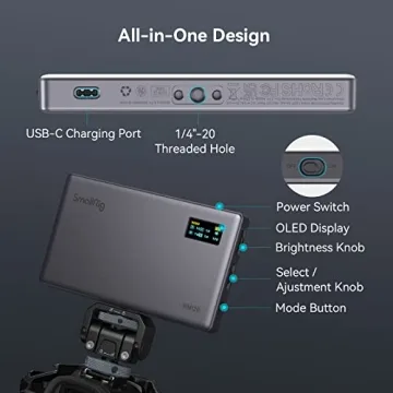 SmallRig RM120 RGB Video Light for Creators and Photographers