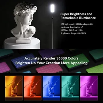 SmallRig RM120 RGB Video Light for Creators and Photographers