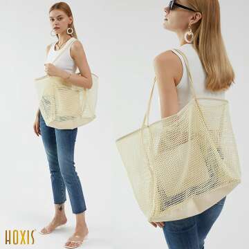 HOXIS Beach Tote Handbag - Stylish & Durable
