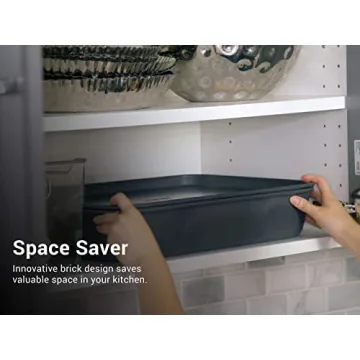 Elbee Home 8-Piece Non-Stick Carbon Steel Baking Set