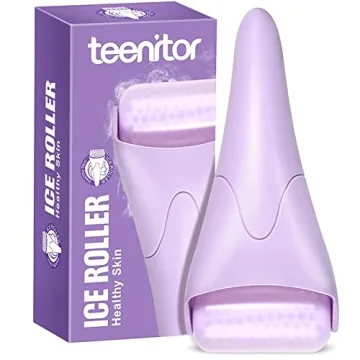 Teenitor Purple Ice Roller for Face - Effective Anxiety Relief and Skincare Tool