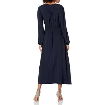 MIAMINE Women's Long Sleeve Maxi Dress – Elegant, Comfortable & Stylish