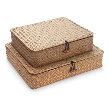Elegant Handwoven Seagrass Baskets for Home Organization