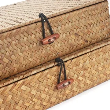 Elegant Handwoven Seagrass Baskets for Home Organization