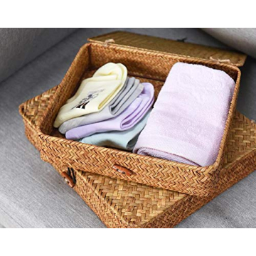 Elegant Handwoven Seagrass Baskets for Home Organization