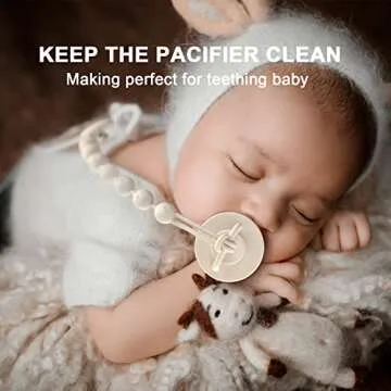 Cuddle Campus Silicone Pacifier Clip Holder 2-Pack