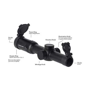 Primary Arms SLX 1-6x24 SFP Gen III Rifle Scope - Illuminated ACSS 5.56/5.45/.308