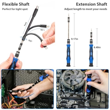 STREBITO Precision Screwdriver Set 142-Piece Electronic Repair Toolkit