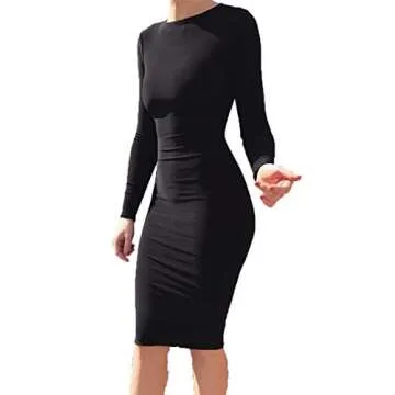Mokoru Women's Casual Bodycon Midi Dress for Every Occasion