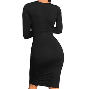 Mokoru Women's Casual Bodycon Midi Dress for Every Occasion