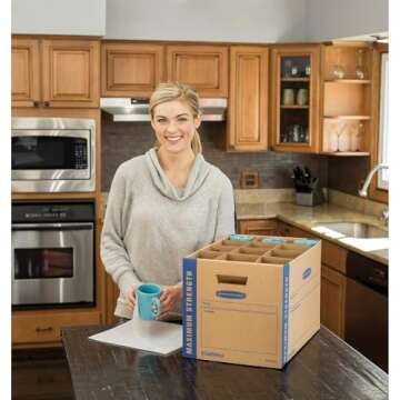 Bankers Box Kitchen Kit Moving Box Set for Efficient Packing