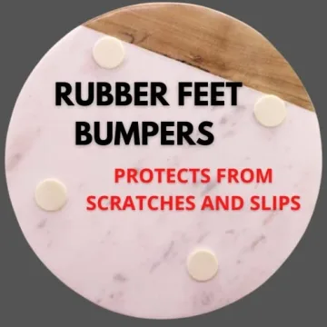 KC KULLICRAFT White Marble Board - Versatile Serving & Cutting Board