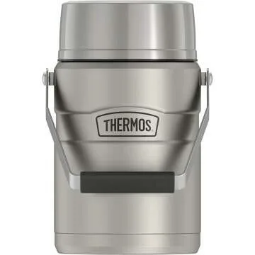 THERMOS 47oz Vacuum-Insulated Food Jar - Matte Steel