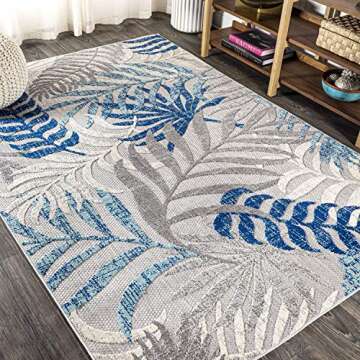 JONATHAN Y Tropics Palm Leaves Rug for Any Space