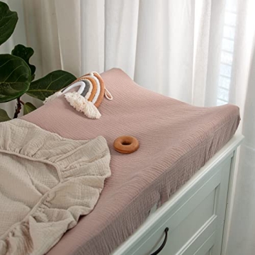 Lulumoon Soft Muslin Baby Changing Pad Covers - Perfect for All