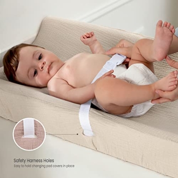 Lulumoon Soft Muslin Baby Changing Pad Covers - Perfect for All