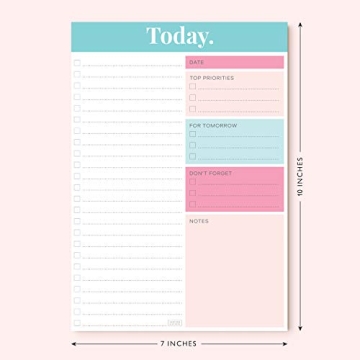 Sweetzer Orange 2025 Daily Planner Undated Productivity Notepad