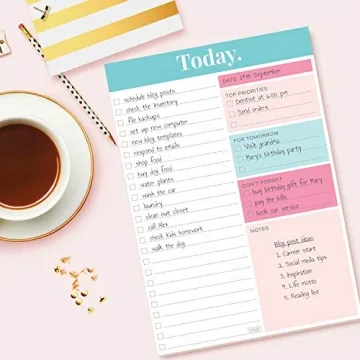 Sweetzer Orange 2025 Daily Planner Undated Productivity Notepad