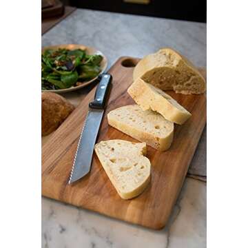 Ironwood Gourmet Rectangular Copenhagen Board - Premium Acacia Wood Cutting & Serving Board