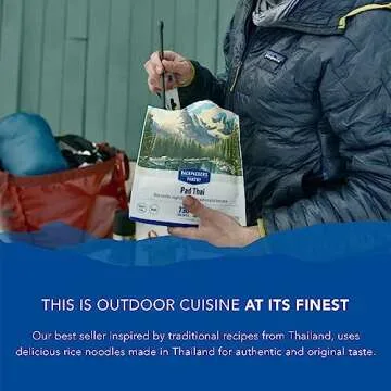 Backpacker's Pantry Pad Thai - Freeze Dried Backpacking & Camping Food - Emergency Food - 23 Grams of Protein, Vegan, Gluten Free - 1 Count