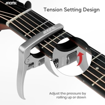 Aroma Adjustable Guitar Capo for Perfect Sound Control