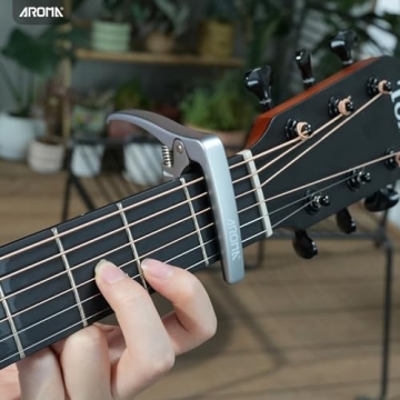 Aroma Adjustable Guitar Capo for Perfect Sound Control