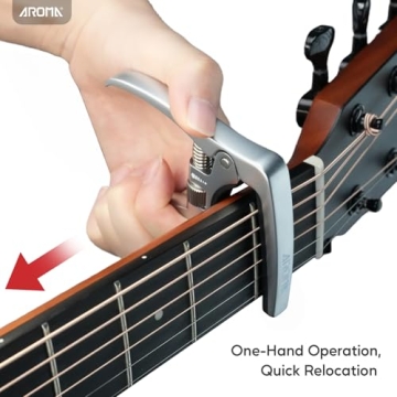 Aroma Adjustable Guitar Capo for Perfect Sound Control