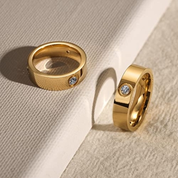 WISTIC Engraved Gold Statement Ring - Fashion Jewelry for All