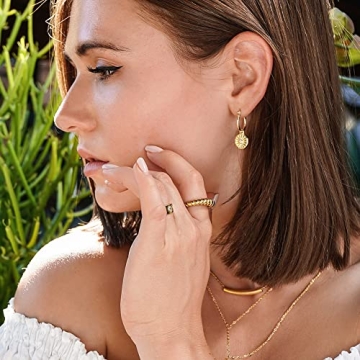 WISTIC Engraved Gold Statement Ring - Fashion Jewelry for All