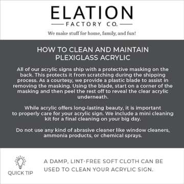 Elegant Clear Acrylic Guestbook Sign for Weddings - 8x10