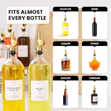 MoliMoli Gold Liquor Pour Spouts with Anti-Oxidation Mechanism