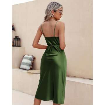 Ekouaer Women's Satin Nightgown - Elegant Sleepwear