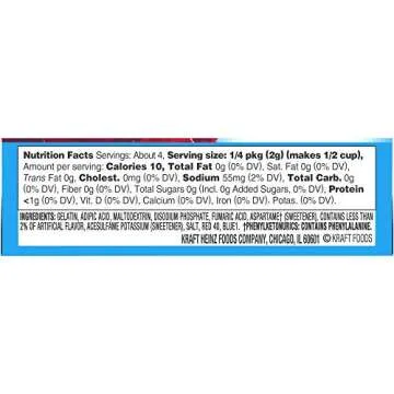 Delicious Jell-O Sugar Free Gelatin Variety Pack - 6 Flavors