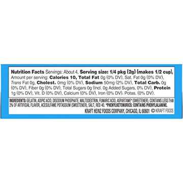 Delicious Jell-O Sugar Free Gelatin Variety Pack - 6 Flavors