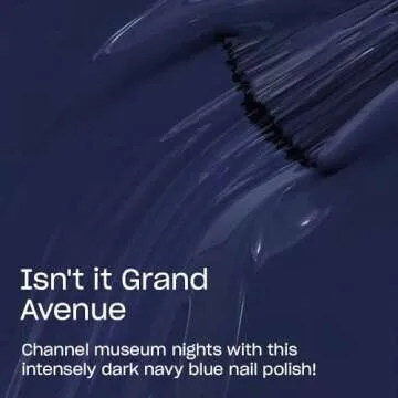 OPI Nail Lacquer Isn't it Grand Avenue Dark Blue Chip Resistant Polish