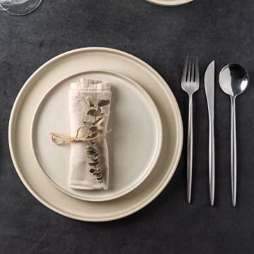 AmorArc Stoneware Dinnerware Set for 8 - Stylish & Durable