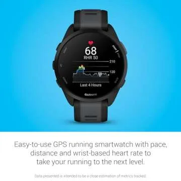 Garmin Forerunner 165 Smartwatch with GPS and Training Metrics