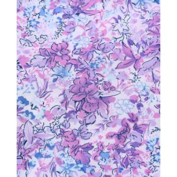 Mebius Womens Floral Mini Dress Summer Criss Cross Halter Backless Preppy Smocked Waist A Line Short Ruffle Dresses Picnic Beach Sundress Purple S