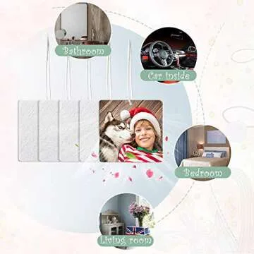 Customizable Sublimation Air Freshener Blanks for DIY