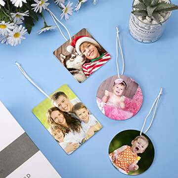 Customizable Sublimation Air Freshener Blanks for DIY
